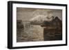 The Tyne with High Level Bridge, 1920-Samuel Sykes-Framed Giclee Print