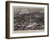 The Typhoon in China, the Damaged Shipping at Hong Kong-Frederic De Haenen-Framed Giclee Print