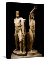 The Tyrannicides, Sculptural Group Depicting the Athenians, Harmodius and Aristogiton-null-Stretched Canvas