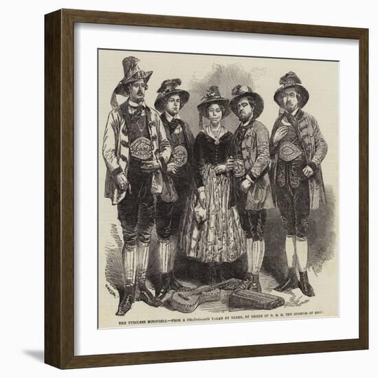 The Tyrolese Minstrels-null-Framed Giclee Print