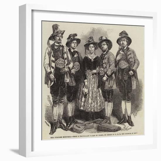 The Tyrolese Minstrels-null-Framed Giclee Print