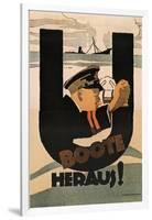 The U-Boats are Out!, 1917-Hans Rudi Erdt-Framed Giclee Print