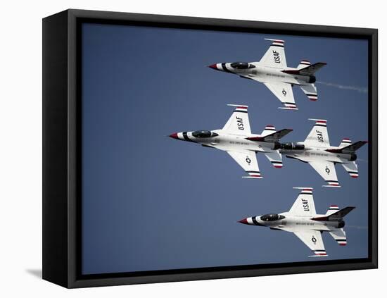 The U.S. Air Force Thunderbird Demonstration Team-Stocktrek Images-Framed Stretched Canvas