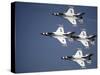 The U.S. Air Force Thunderbird Demonstration Team-Stocktrek Images-Stretched Canvas