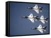 The U.S. Air Force Thunderbird Demonstration Team-Stocktrek Images-Framed Stretched Canvas