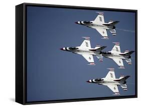 The U.S. Air Force Thunderbird Demonstration Team-Stocktrek Images-Framed Stretched Canvas