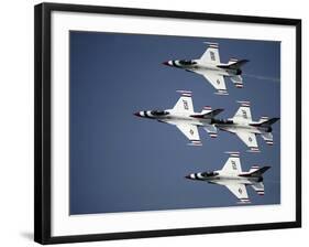 The U.S. Air Force Thunderbird Demonstration Team-Stocktrek Images-Framed Photographic Print