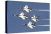 The U.S. Air Force Thunderbirds Fly in Formation-Stocktrek Images-Stretched Canvas