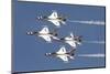 The U.S. Air Force Thunderbirds Fly in Formation-Stocktrek Images-Mounted Photographic Print