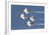 The U.S. Air Force Thunderbirds Fly in Formation-Stocktrek Images-Framed Photographic Print