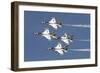 The U.S. Air Force Thunderbirds Fly in Formation-Stocktrek Images-Framed Photographic Print