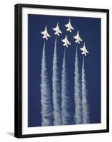 The U.S. Air Force Thunderbirds-null-Framed Premium Photographic Print