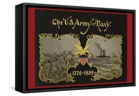 The U.S. Army and Navy 1776-1899-null-Framed Stretched Canvas