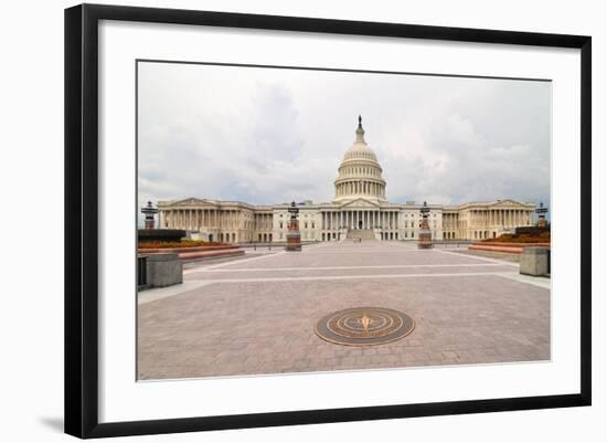 The U.S. Capitol - Washington Dc, United States-Orhan-Framed Photographic Print