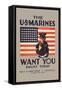 The U.S. Marines Want You-null-Framed Stretched Canvas