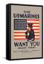 The U.S. Marines Want You-null-Framed Stretched Canvas