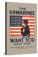 The U.S. Marines Want You-null-Stretched Canvas