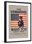 The U.S. Marines Want You-null-Framed Art Print