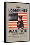 The U.S. Marines Want You-null-Framed Stretched Canvas