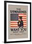 The U.S. Marines Want You-null-Framed Art Print