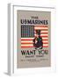 The U.S. Marines Want You-null-Framed Art Print