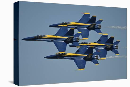 The U.S. Navy Flight Demonstration Squadron, the Blue Angels-null-Stretched Canvas