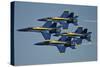 The U.S. Navy Flight Demonstration Squadron, the Blue Angels-null-Stretched Canvas