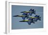 The U.S. Navy Flight Demonstration Squadron, the Blue Angels-null-Framed Premium Photographic Print