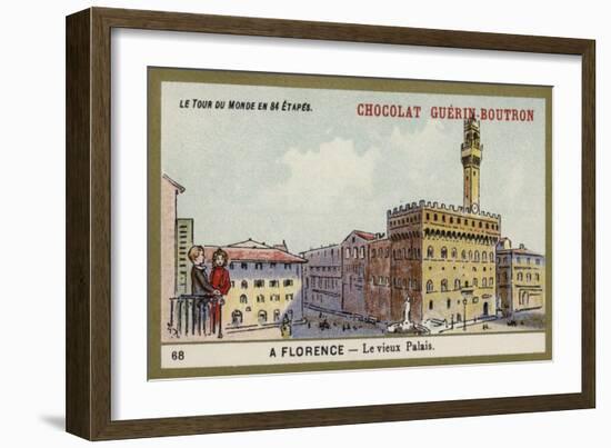 The Uffizi, Florence-null-Framed Giclee Print