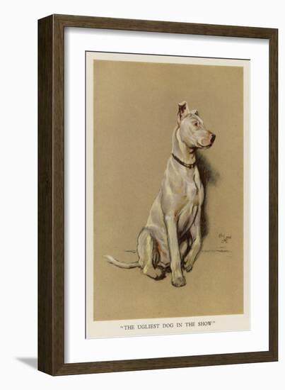 The Ugliest Dog in the Show-Cecil Aldin-Framed Art Print