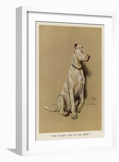 The Ugliest Dog in the Show-Cecil Aldin-Framed Art Print