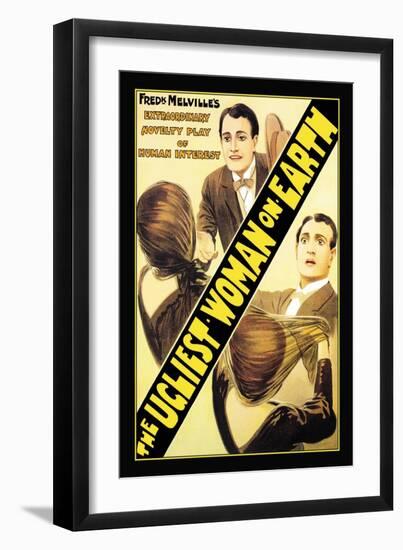 The Ugliest Woman on Earth-William Edward Morgan-Framed Art Print