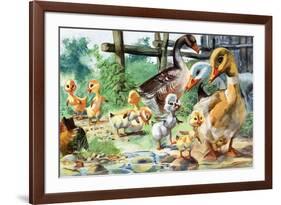 The Ugly Duckling-null-Framed Giclee Print