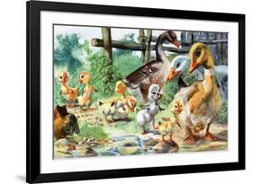 The Ugly Duckling-null-Framed Giclee Print