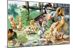 The Ugly Duckling-null-Mounted Giclee Print