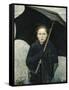The Umbrella, 1883-Maria Konstantinovna Bashkirtseva-Framed Stretched Canvas