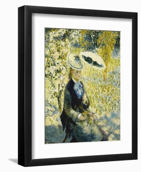 The Umbrella; L'Ombrelle, 1878-Pierre-Auguste Renoir-Framed Giclee Print