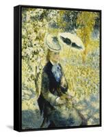 The Umbrella; L'Ombrelle, 1878-Pierre-Auguste Renoir-Framed Stretched Canvas