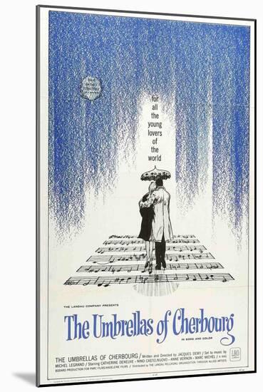 The Umbrellas of Cherbourg, 1964-null-Mounted Art Print