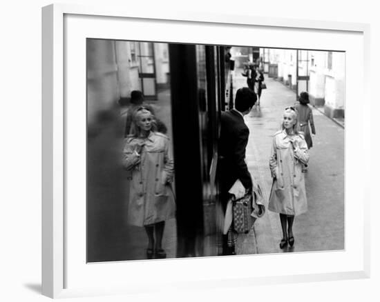 The Umbrellas Of Cherbourg, (aka Les Parapluies De Cherbourg), 1964-null-Framed Photo