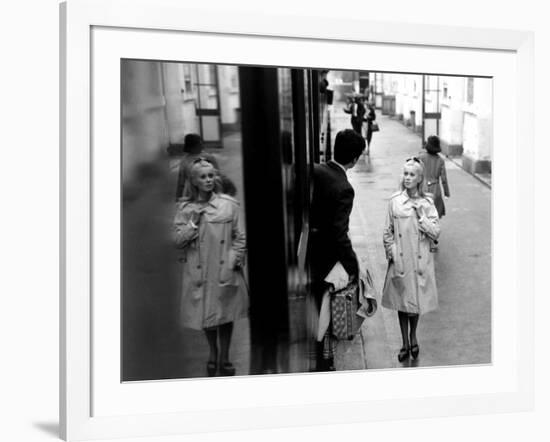 The Umbrellas Of Cherbourg, (aka Les Parapluies De Cherbourg), 1964-null-Framed Photo