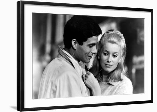 The Umbrellas of Cherbourg, (aka Les Parapluies De Cherbourg), 1964-null-Framed Photo