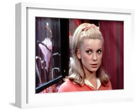 The Umbrellas Of Cherbourg, (aka Les Parapluies De Cherbourg), Catherine Deneuve, 1964-null-Framed Photo