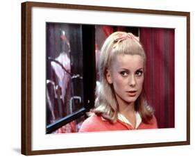 The Umbrellas Of Cherbourg, (aka Les Parapluies De Cherbourg), Catherine Deneuve, 1964-null-Framed Photo