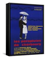 The Umbrellas of Cherbourg, French Movie Poster, 1964-null-Framed Stretched Canvas