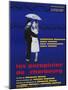 The Umbrellas of Cherbourg, French Movie Poster, 1964-null-Mounted Art Print