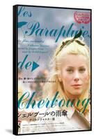 The Umbrellas of Cherbourg, Japanese Movie Poster, 1964-null-Framed Stretched Canvas