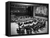 The Un Holding a Security Council Meeting-Lisa Larsen-Framed Stretched Canvas