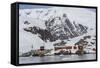 The Unattended Argentine Research Station Base Brown, Paradise Bay, Antarctica, Polar Regions-Michael Nolan-Framed Stretched Canvas