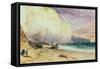 The Undercliff, 1828-Richard Parkes Bonington-Framed Stretched Canvas